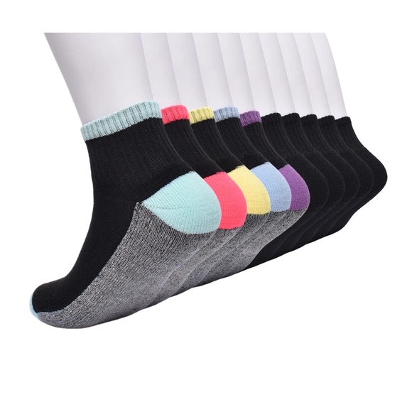 10 Cushions Ankle Wonder Nation Girls Ankle Socks - Picture 5 of 8